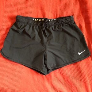nike track shorts with built in spandex